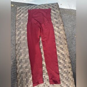 Shapermint High Rise Shaping Leggings Tights Shapewear Red